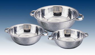 潮安县彩塘振美五金制品厂 不锈钢双柄多用盆高清图片与产品优势